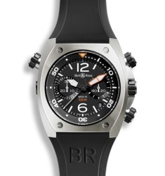 Bell & Ross Chronograph Steel Mens Watch Replica BR 02-94 STEEL